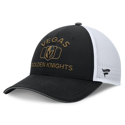 Бейсболка Vegas Golden Knights Fanatics Black/White Authentic Pro Rink