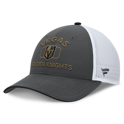 Бейсболка Vegas Golden Knights Fanatics Authentic Pro Rink - Gray/White