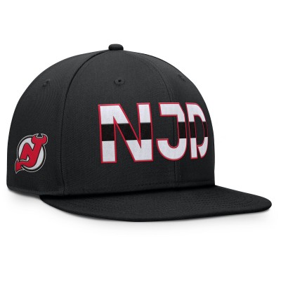 Бейсболка New Jersey Devils Fanatics Black Authentic Pro Rink