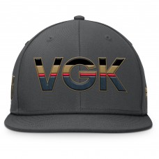 Бейсболка Vegas Golden Knights Fanatics  Authentic Pro Rink - Gray