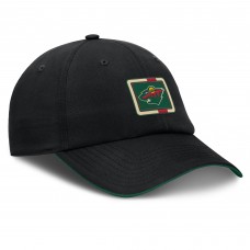 Бейсболка Minnesota Wild Fanatics Black/Green Authentic Pro Ripstop