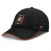 Бейсболка Anaheim Ducks Fanatics Black/Orange Authentic Pro Ripstop
