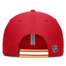 Бейсболка Calgary Flames Fanatics Red/Gold Authentic Pro Ripstop