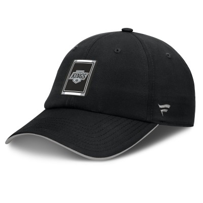 Бейсболка Los Angeles Kings Fanatics Black/Silver Authentic Pro Ripstop
