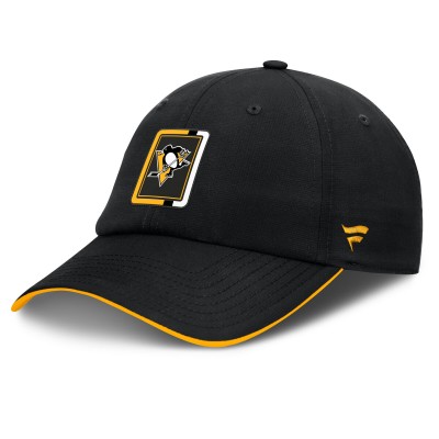 Бейсболка Pittsburgh Penguins Fanatics Authentic Pro Ripstop - Black/Gold