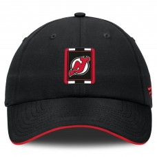 Бейсболка New Jersey Devils Fanatics Black/Red Authentic Pro Ripstop
