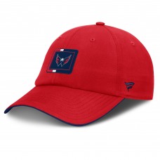 Washington Capitals Fanatics Red/Navy Authentic Pro Ripstop Adjustable Hat