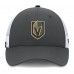 Бейсболка Vegas Golden Knights Fanatics Authentic Pro Simple Rink Trucker - Gray/White