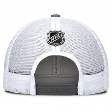 Бейсболка Vegas Golden Knights Fanatics Authentic Pro Simple Rink Trucker - Gray/White