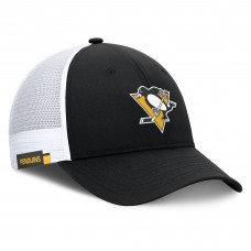 Бейсболка Pittsburgh Penguins Fanatics Black/White Authentic Pro Simple Rink Trucker Бейсболка Pittsburgh Penguins Fanatics Black/White Authentic Pro Simple Rink Trucker