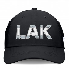Бейсболка Los Angeles Kings Fanatics Black/Silver Authentic Pro Rink