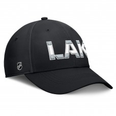 Бейсболка Los Angeles Kings Fanatics Black/Silver Authentic Pro Rink