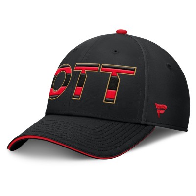 Бейсболка Ottawa Senators Fanatics Authentic Pro Rink Team Code - Black/Red