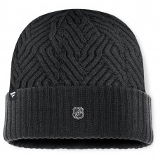 Шапка Vegas Golden Knights Fanatics Authentic Pro Road Cuffed Knit - Black