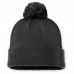 Шапка с помпоном Chicago Blackhawks Fanatics Authentic Pro Road Cuffed Knit - Black