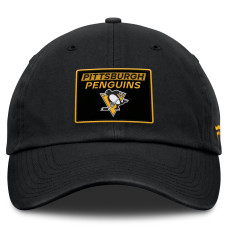 Женская бейсболка Pittsburgh Penguins Fanatics Black Authentic Pro Rink