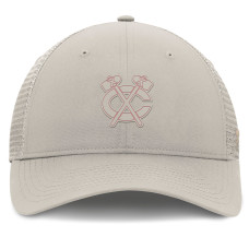 Женская бейсболка Chicago Blackhawks Fanatics Tan Authentic Pro Road Trucker