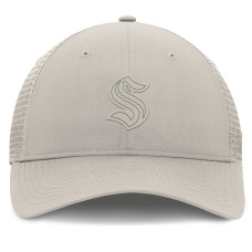Женская Бейсболка Seattle Kraken Fanatics Tan Authentic Pro Road Trucker