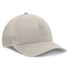 Женская Бейсболка Seattle Kraken Fanatics Tan Authentic Pro Road Trucker