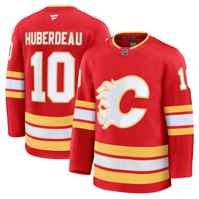 Джерси Calgary Flames Jonathan Huberdeau Fanatics Red Home Premium