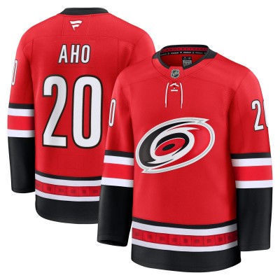 Джерси Sebastian Aho Carolina Hurricanes Fanatics Alternate Premium - Red