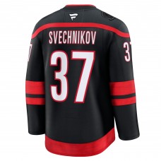 Джерси Carolina Hurricanes Andrei Svechnikov Fanatics Black Home Premium