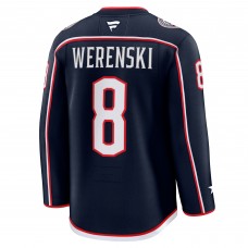 Джерси Columbus Blue Jackets Zach Werenski Fanatics Navy Home Premium Джерси Columbus Blue Jackets Zach Werenski Fanatics Navy Home Premium