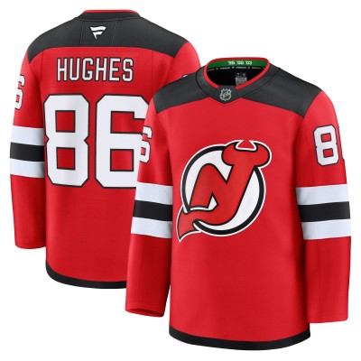 Джерси Jack Hughes New Devils Fanatics Home Premium - Red