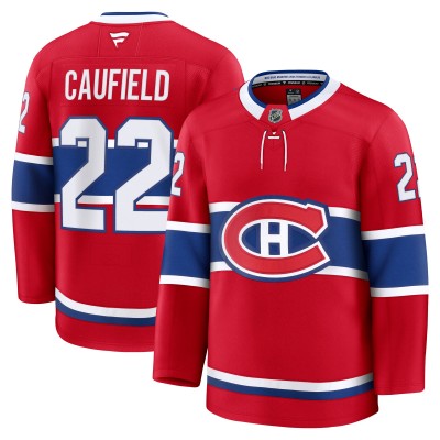 Джерси Montreal Canadiens Cole Caufield Fanatics Red Home Premium