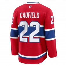 Джерси Montreal Canadiens Cole Caufield Fanatics Red Home Premium
