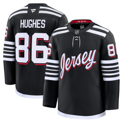 Джерси Jack Hughes New Devils Fanatics Alternate Premium - Black