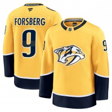 Джерси Nashville Predators Filip Forsberg Fanatics Gold Home Premium