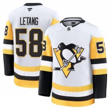 Игровая джерси Pittsburgh Penguins Kris Letang Fanatics White Premium