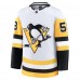 Игровая джерси Pittsburgh Penguins Kris Letang Fanatics White Premium