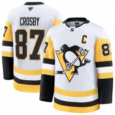 Игровая джерси Pittsburgh Penguins Sidney Crosby Fanatics White Away Premium Игровая джерси Pittsburgh Penguins Sidney Crosby Fanatics White Away Premium