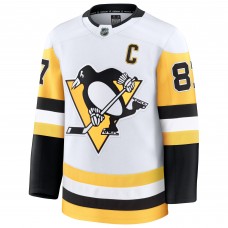Игровая джерси Pittsburgh Penguins Sidney Crosby Fanatics White Away Premium Игровая джерси Pittsburgh Penguins Sidney Crosby Fanatics White Away Premium