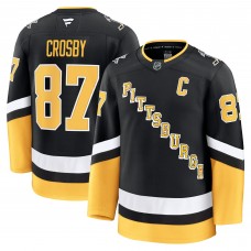 Игровая джерси Pittsburgh Penguins Sidney Crosby Fanatics Black Alternate Premium