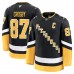 Игровая джерси Pittsburgh Penguins Sidney Crosby Fanatics Black Alternate Premium