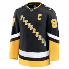 Игровая джерси Pittsburgh Penguins Sidney Crosby Fanatics Black Alternate Premium