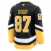 Игровая джерси Pittsburgh Penguins Sidney Crosby Fanatics Black Alternate Premium
