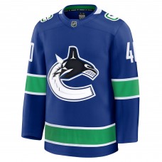 Джерси Vancouver Canucks Elias Pettersson Fanatics Blue Home Premium