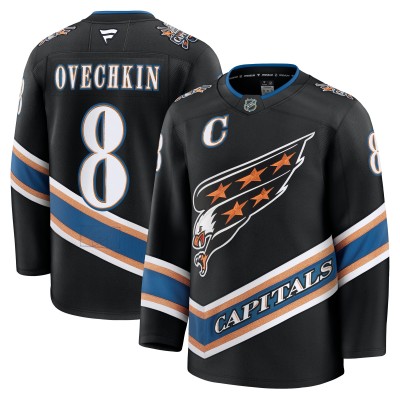 Джерси Alexander Ovechkin Washington Capitals Fanatics Alternate 50th Anniversary Premium - Black