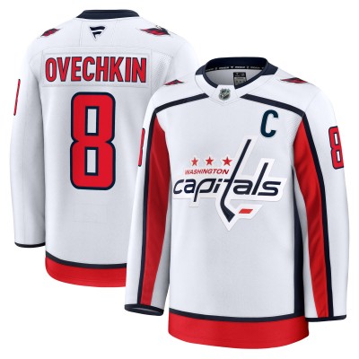 Игровая джерси Washington Capitals Alexander Ovechkin Fanatics White Away Premium