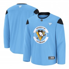 Игровая джерси Pittsburgh Penguins Fanatics Blue Home Practice