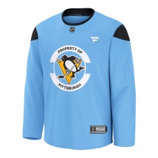 Игровая джерси Pittsburgh Penguins Fanatics Blue Home Practice