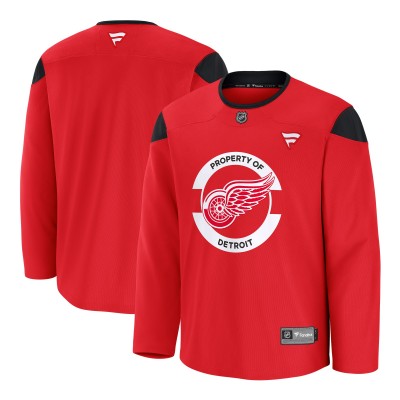 Джерси Detroit Red Wings Fanatics Red Home Practice