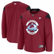Джерси Colorado Avalanche Fanatics Burgundy Team Practice