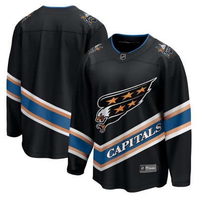 Игровая джерси Washington Capitals Fanatics Alternate 50th Anniversary Breakaway - Black