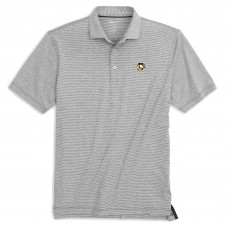 Pittsburgh Penguins johnnie-O Lyndon Striped Jersey Polo - Charcoal