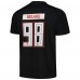 Футболка Connor Bedard Chicago Blackhawks Levelwear Anthem Name & Number Player - Black